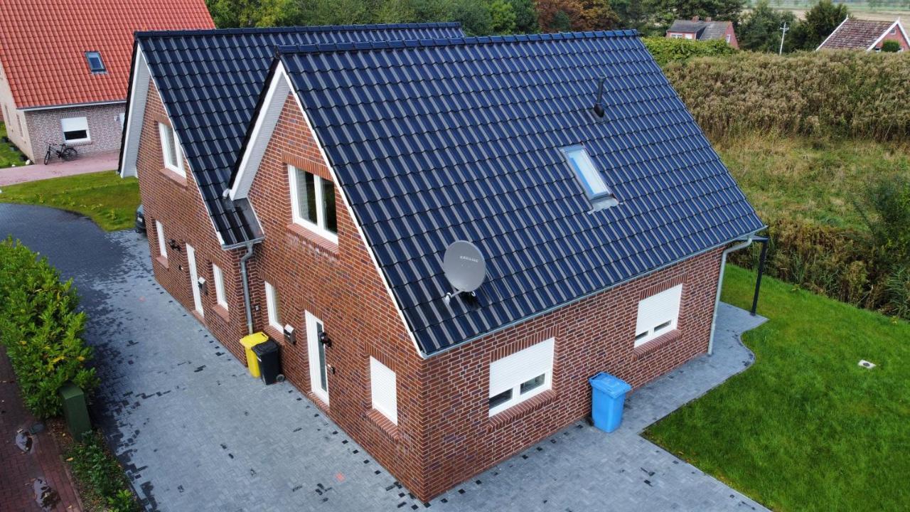 Ferienhaus Am Seedeich Emden Esterno foto